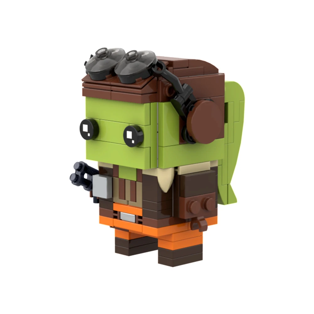 MOC العام هيرا Syndulla Brickheadz اللبنات العامة هيرا سيندورا بريكهيتز كتل فيلم التلفزيون شخصية لعبة الهدايا #2