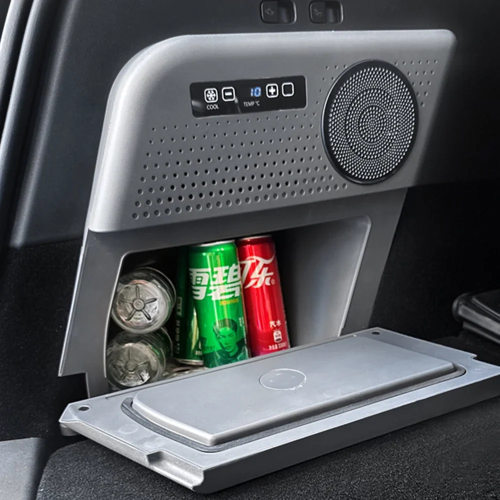 

Model Y Trunk 16L Car Refrigerator Large Capacity 12V 16V Travel Compressor Cooling Accessories for Food Keep