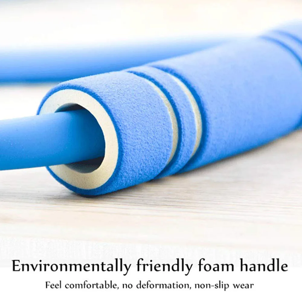 8 Shape Pull Rope Resistance Band Rubber with Foam Handles Stretch Elastic 8 Word Chest Expander Rope Yoga Exercising Fitness image 5