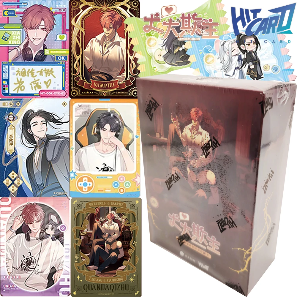 HITCARD Original Quan Da Qi Zhu Rare Collection Cards Campus Comedy Comics Cute Candy Design Special-shaped Cards Fun Toy Gifts