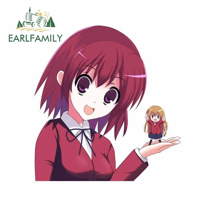 

EARLFAMILY 13cm X 12.4cm Kushieda Minori Car Bumper Stickers Fashion Decal Graffiti Sticker DIY Custom Printing Decoration
