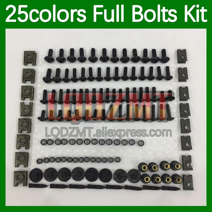 268pcs Body Bolt Full Screws Kit For SUZUKI GSXR1000 GSXR 1000 CC 1000CC GSX R1000 K3 03 04 2003 2004 Fairing Bolts screw Nut