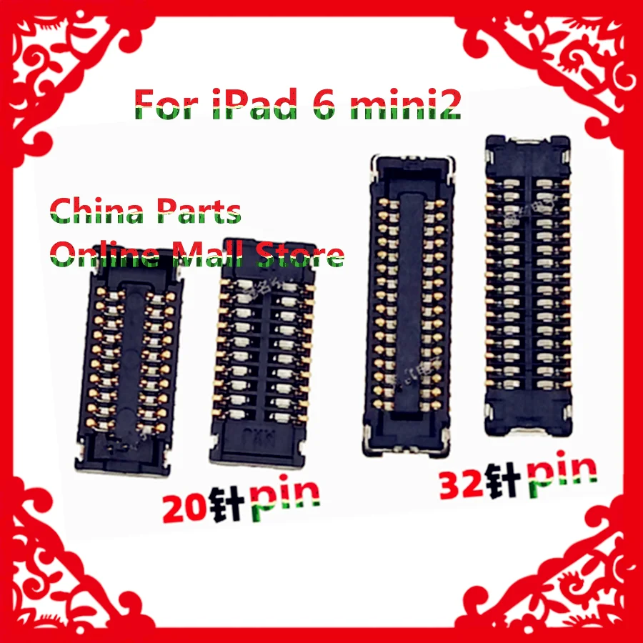 For iPad 6 mini2 Touch-mount iPad mini 1 mini3 mini4 5 motherboard display 20 pins 32 pins