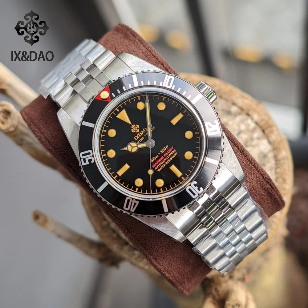 2025New IPOSE IXDAO Vintage Automatic Mechanical Men's Watches JD-6542 NH38A Stainless Steel Waterproof Sport reloj hombre watch