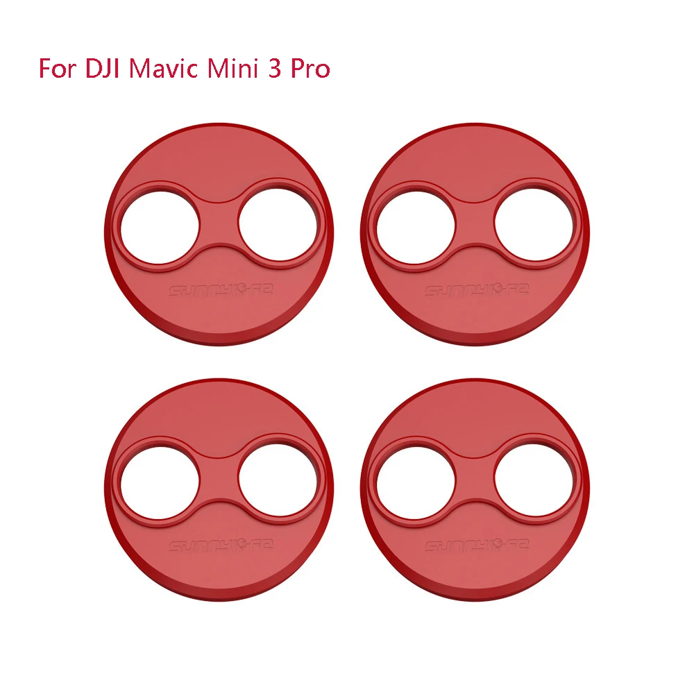 4pcs อลูมิเนียมมอเตอร์ฝาครอบสําหรับ DJI Mini 2 SE/MINI 3 Pro อุปกรณ์เสริมกับ Paddles ป้องกันฝุ่นเครื่องยนต์ Protector