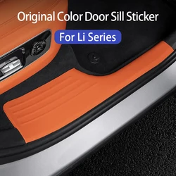 For Li LiXiang L7 L8 L9 2022 2023 Car threshold protective Cover Leather Protective Sticker for lixiang