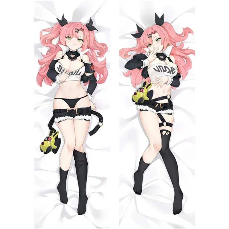 Lyou 2025 نيكول ديمارا Dakimakura Zenless Zone صفر غطاء وسادة المعانقة كيس وسادة كامل Otaku الجسم المخدة المنزل ★ ★ ★   كك.