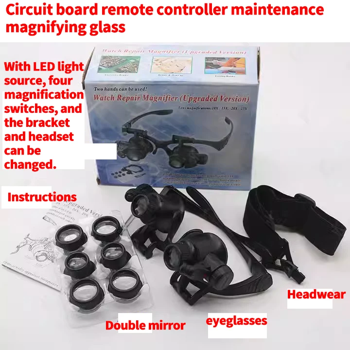 for Circuit board maintenance magnifying glass easy to observe the circuit board zoom magnification observation eyepiece.