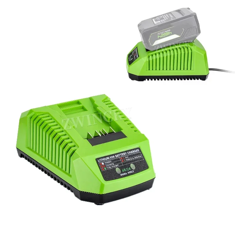 Li-ion Battery Charger For Greenworks 48/24V Lithium Battery Replacement Original Battery Portable Mini Charger Station