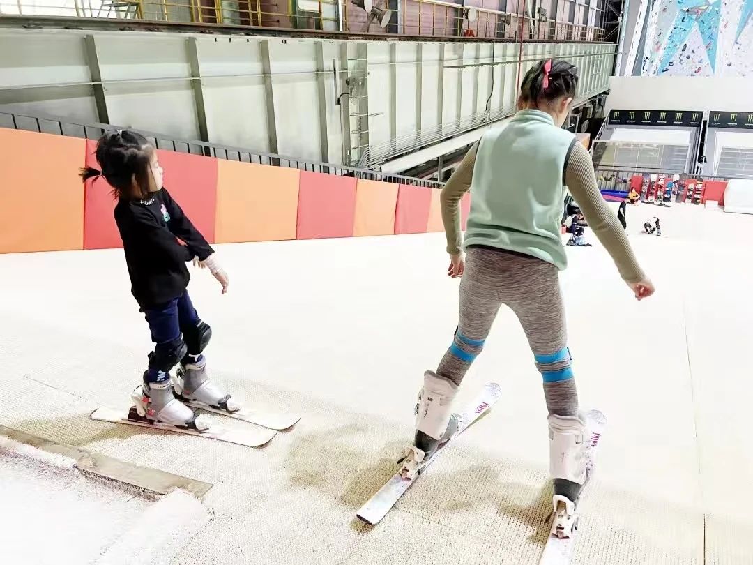 

Modular Dry Ski Carpet, Quick-install, Space-saving Alternative To Real Snow