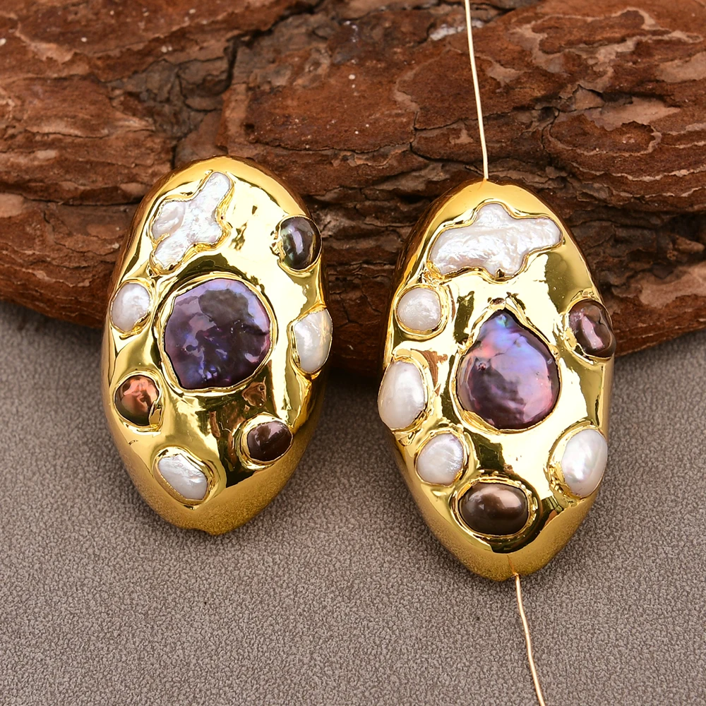 

APDGG No 0848, оптовая продажа, 5 шт., большой белый, черный жемчуг Кеши, аксессуары для изготовления ювелирных изделий