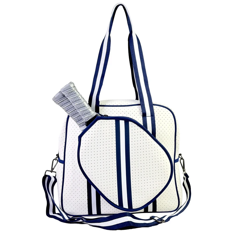 Women Neoprene Pickleball Bag Large Capacity Waterproof Portable Padel Tennis Bag Multi-functional Pickleball Racquet Handbags