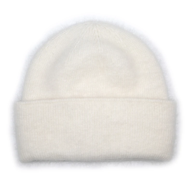 Hat Women Winter Beanie Angora Wool Knit Autumn Warm Skiing Accessory For Cold Weather Sport Outdoor Holiday 6