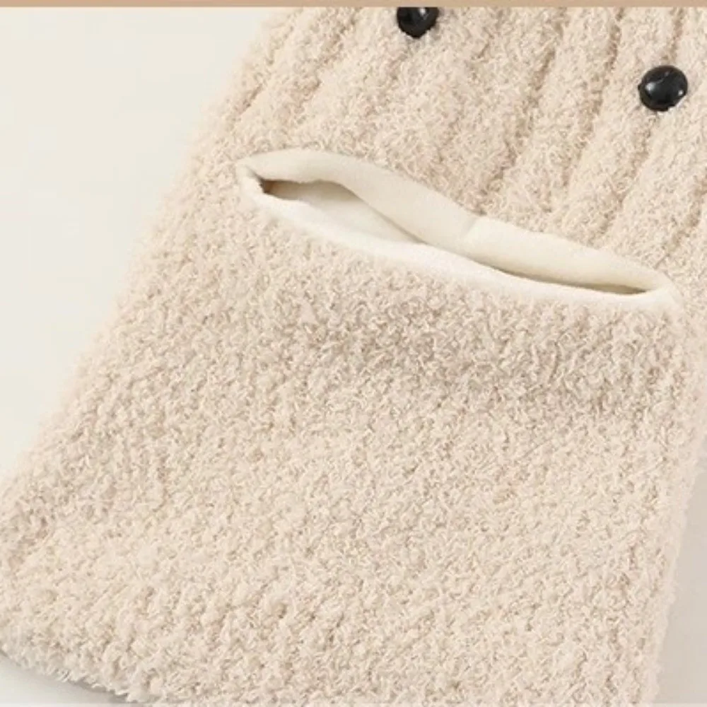 

New Cute Cartoon Dinosaur Ear Protection Cap Cold Proof Windproof Pullover Hat Warm Hat Scarf One-Piece