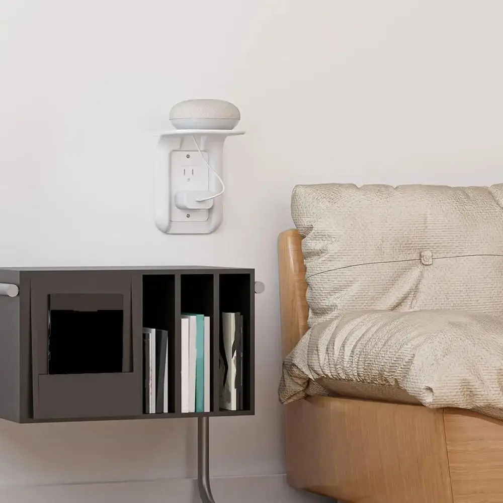 

2 шт. Удобные настенные держатели для розеток, пластиковые, без сверления, полка для настенных розеток, прочная, экономит место, органайзер для выключателей, для спальни