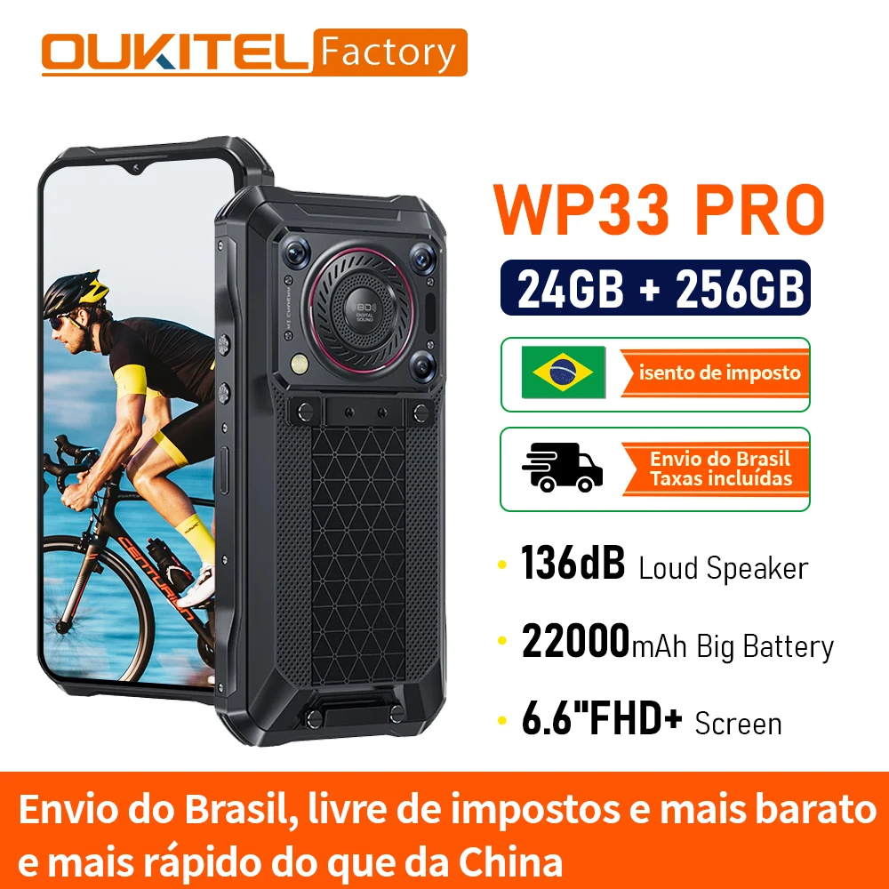 TAX Include Oukitel WP33 Pro 5G Rugged Smartphone 6.6