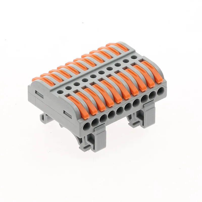 1pcs Quick Wire Connector 211 Fast Universal Compact Din Rail Electric Cable Conector Wiring Conductor terminal Block