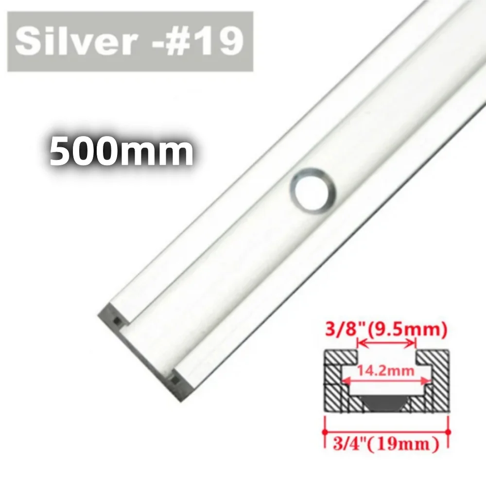 Werkbank T-Nut Aluminiumlegierung Gehrungsschiene T Schiebeschieber T-Schrauben Mutter Set Holzbearbeitung T-Schiene Jig Vorrichtung Werkzeuge