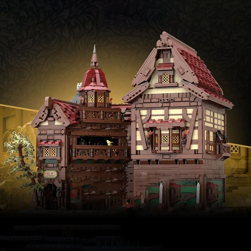 モジュール式都市建築モデル Moc ビルディングブロック モジュール式 THE ARTISAN'S HAVEN テクノロジーブロック クリスマス DIY おもちゃ 建設ギフト