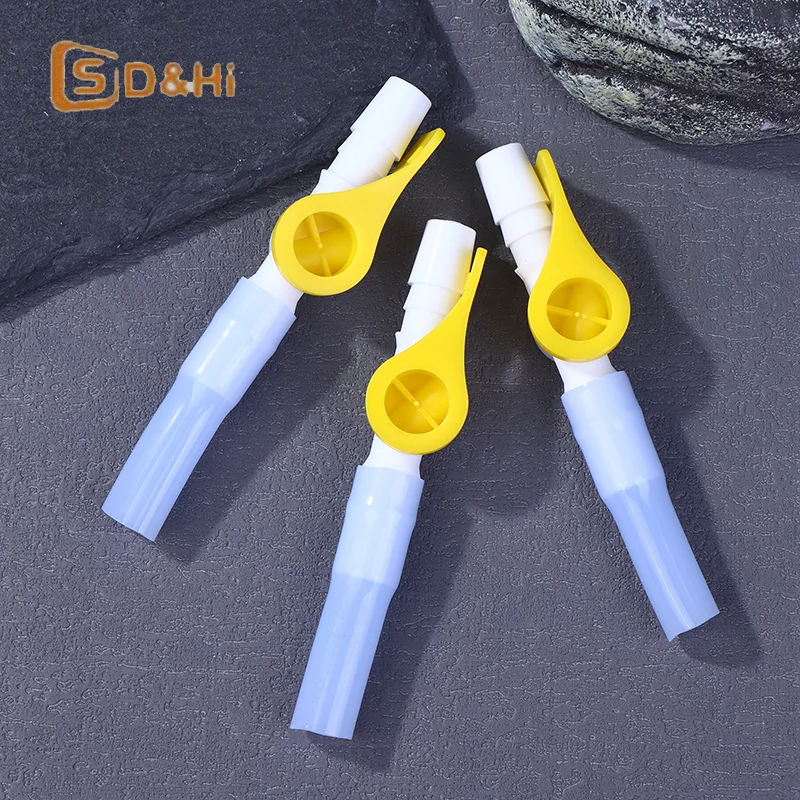 1/2/5pcs Comfort Flow Catheter Valve Two Way Valve - Easy To Use Lever Faucet, Tubes Optimized For Comfort Of Urinatio