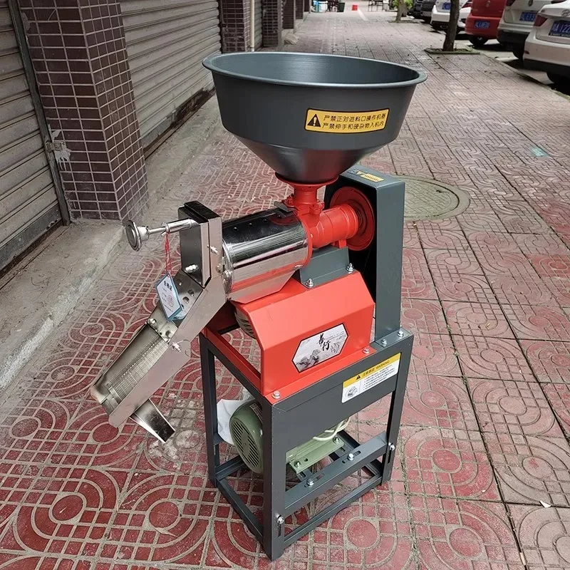 China Made Non-Motorized Rice Husk Milling Paddy Shelling Machine for Retail Use