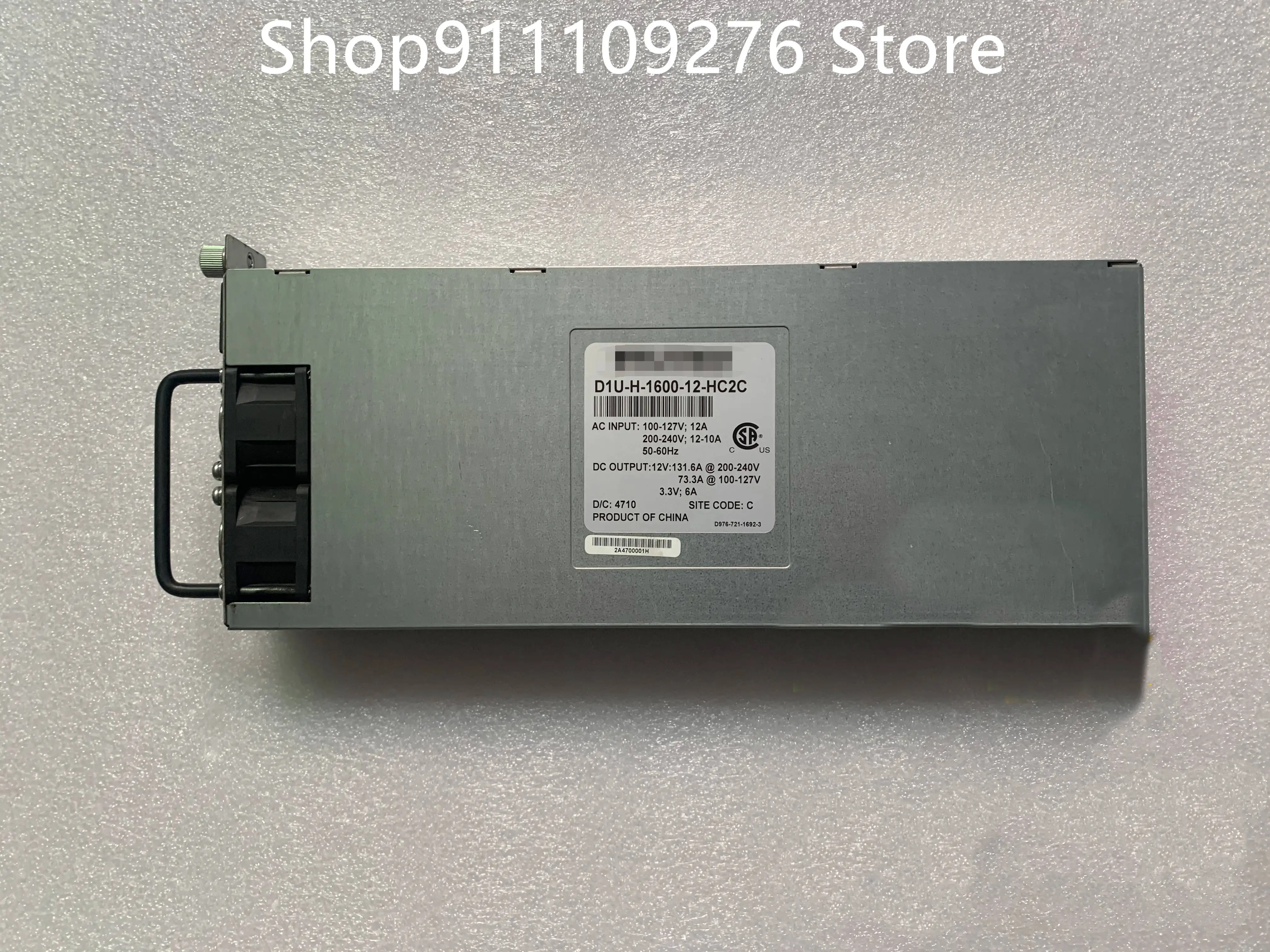 Original PSU for Huawei Tecal E6000 knife box power supply MuRata D1U-H-1600-12-HC2C