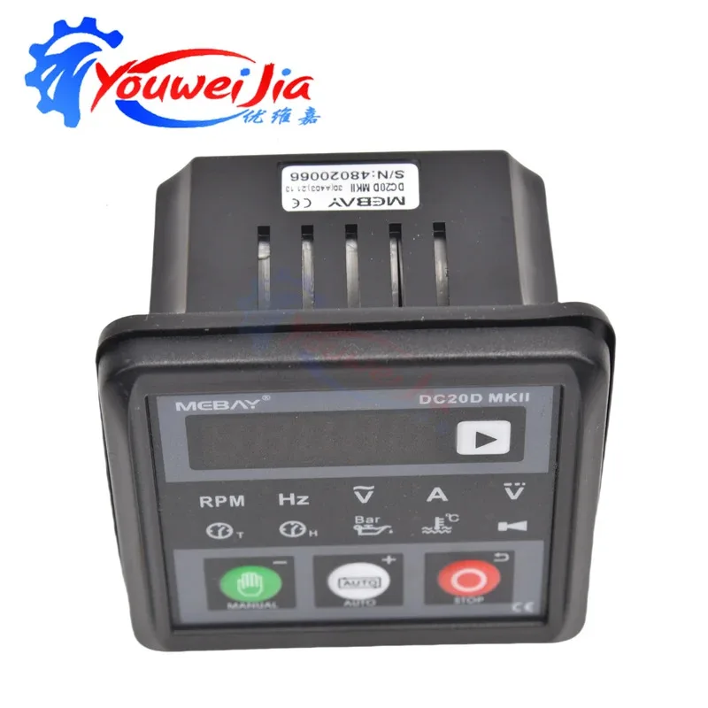 

MEBAY DC20D MKII: Programmable Diesel Generator Controller – PC-Connect Enabled