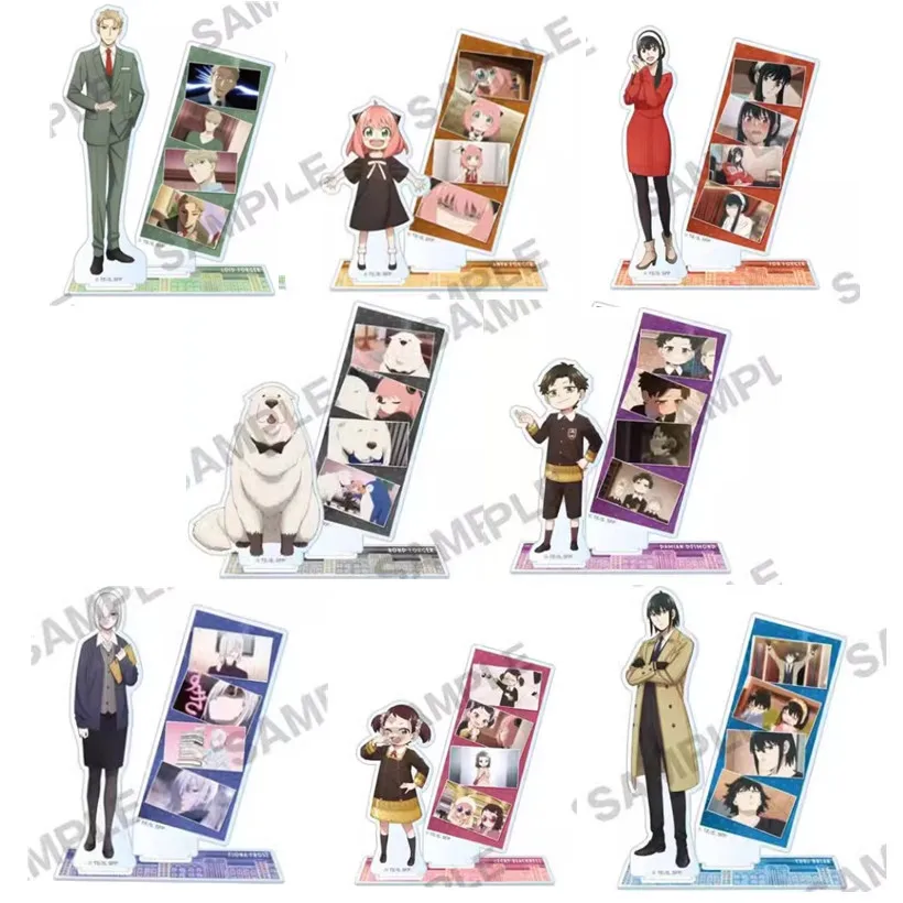 Game Loid Yor Anya Forger Yuri Briar Damian Desmond Acrylic Stand Doll Anime Figure Model Plate Cosplay Toy for Gift