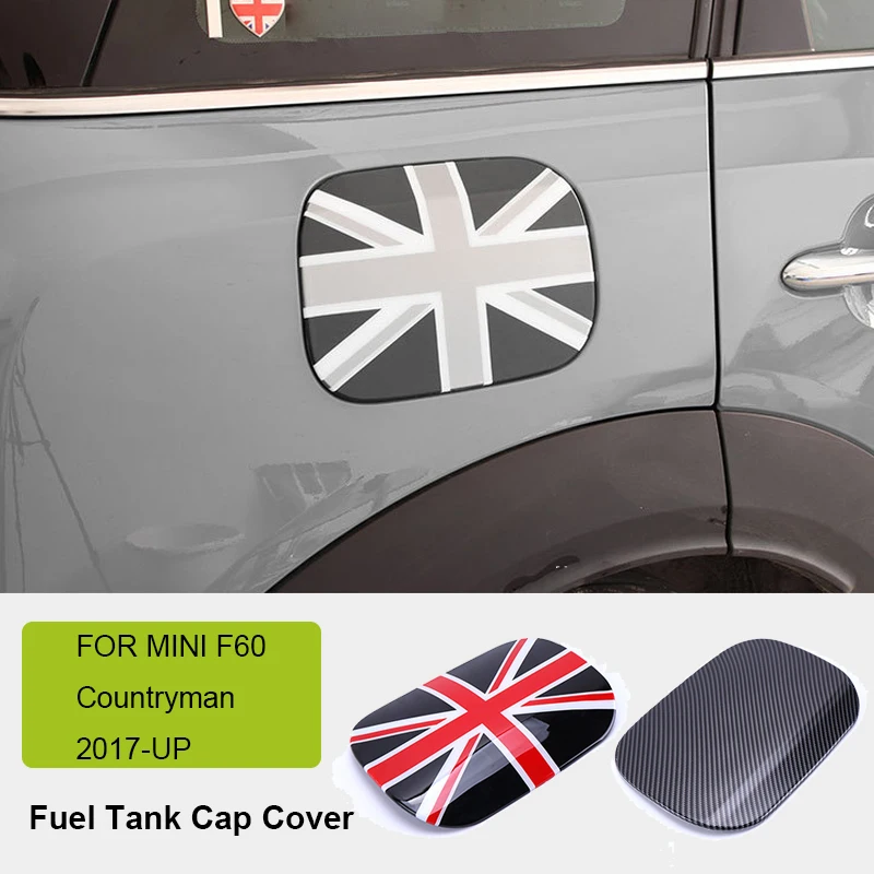 

For Mini Cooper F60 Countryman JCW Car Fuel Filler Tank Cover Oil Fuel Tank Cap Cover Decoration Stickers Exterior Accessories