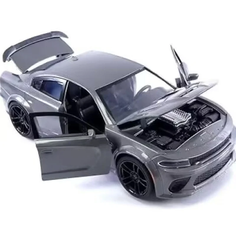 Modèle de voiture de sport en alliage Challenger Charger SRT Hellcat, Diecasts, Muscle Vehicles, Haute simulation, Cadeau jouet pour enfants, 1:24