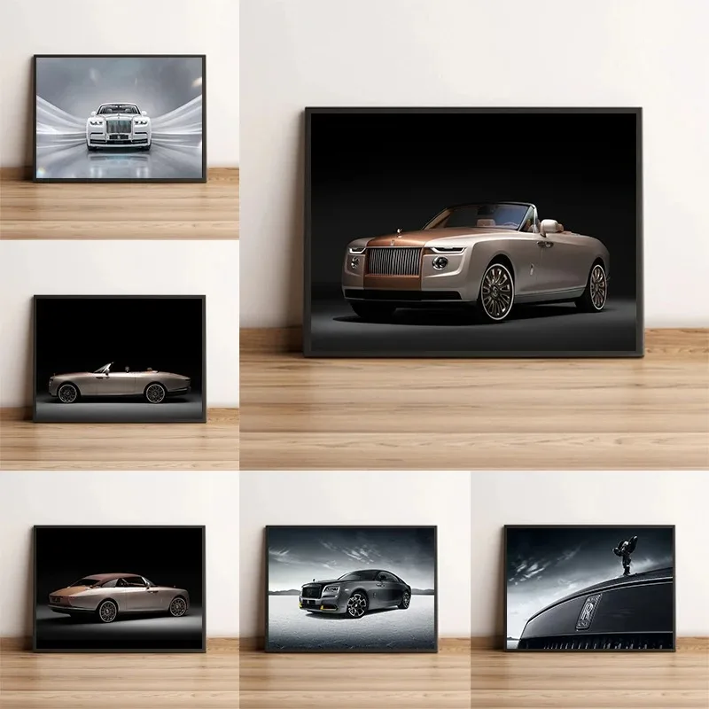 Rolls Royce Luxury Car Poster Canvas Prints Dreaming Car Aesthetic Prints Luxury Car Photos Pictures Home Room Decor