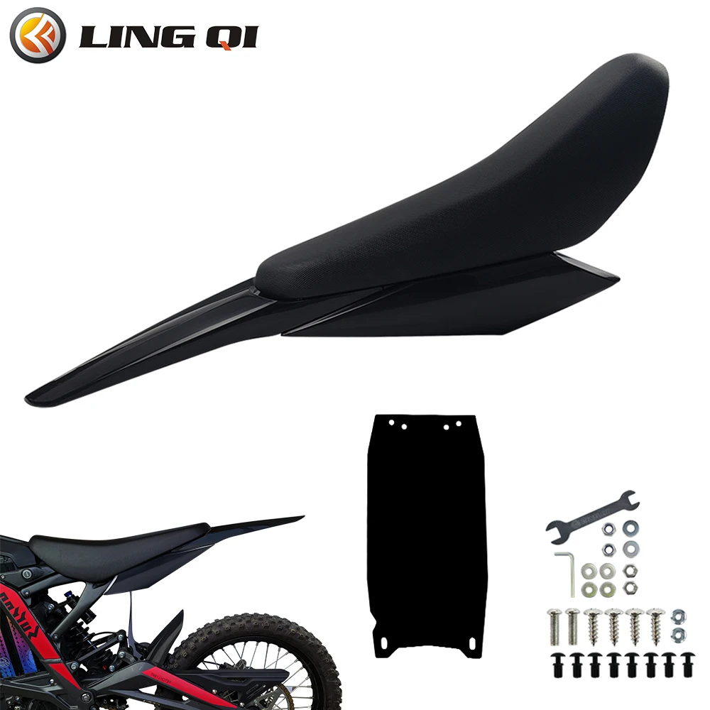 LINGQI RACING Motorcycle Upgrades Second Generation Plastic Kit Fender Seat Cushion For SUR RON SURRON Light Bee X S Accessories