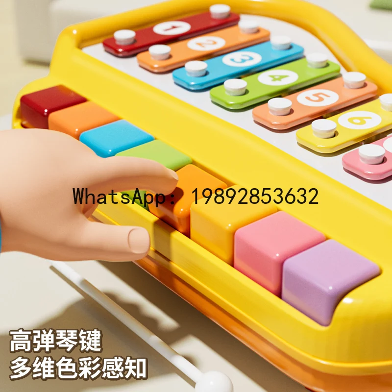 8音ハンドパーカッションベビー2-in-1木琴パーカッション楽器幼児教育音楽玩具