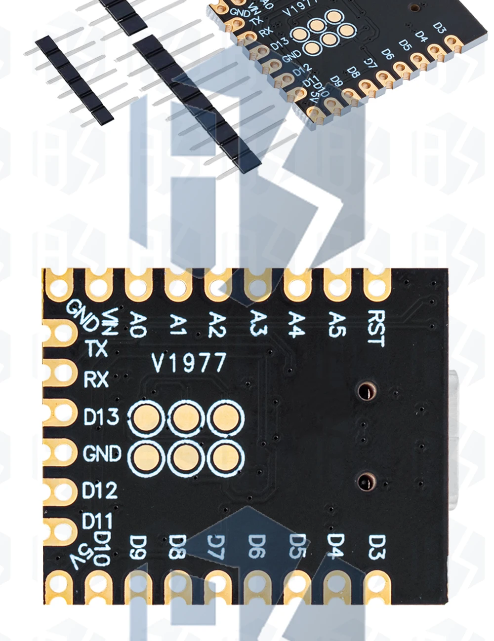 Für Arduino Nano Mini Ultra Kleine Type-C Entwicklungsplatine ATmega328P Chip CH340 Serieller Anschluss – Detail 12