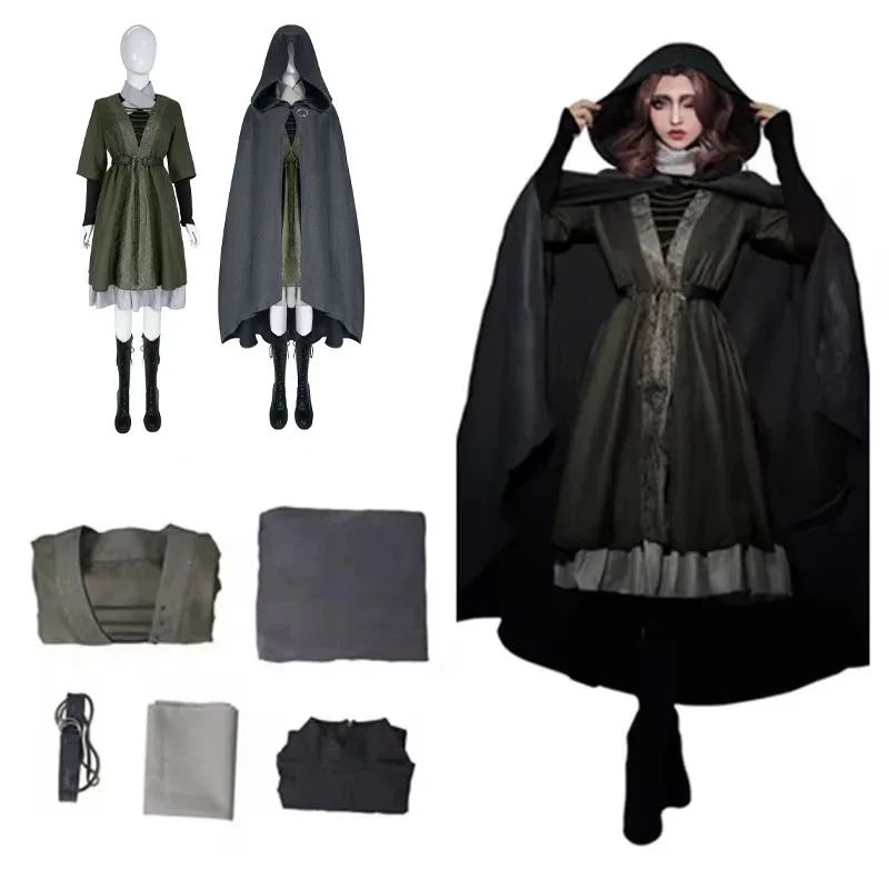 

Melina Cosplay Game Fantasy Costume Adult Women Witch Disguise Dress Cloak Outfits Hot Toys Carnival Party Costumes if;3
