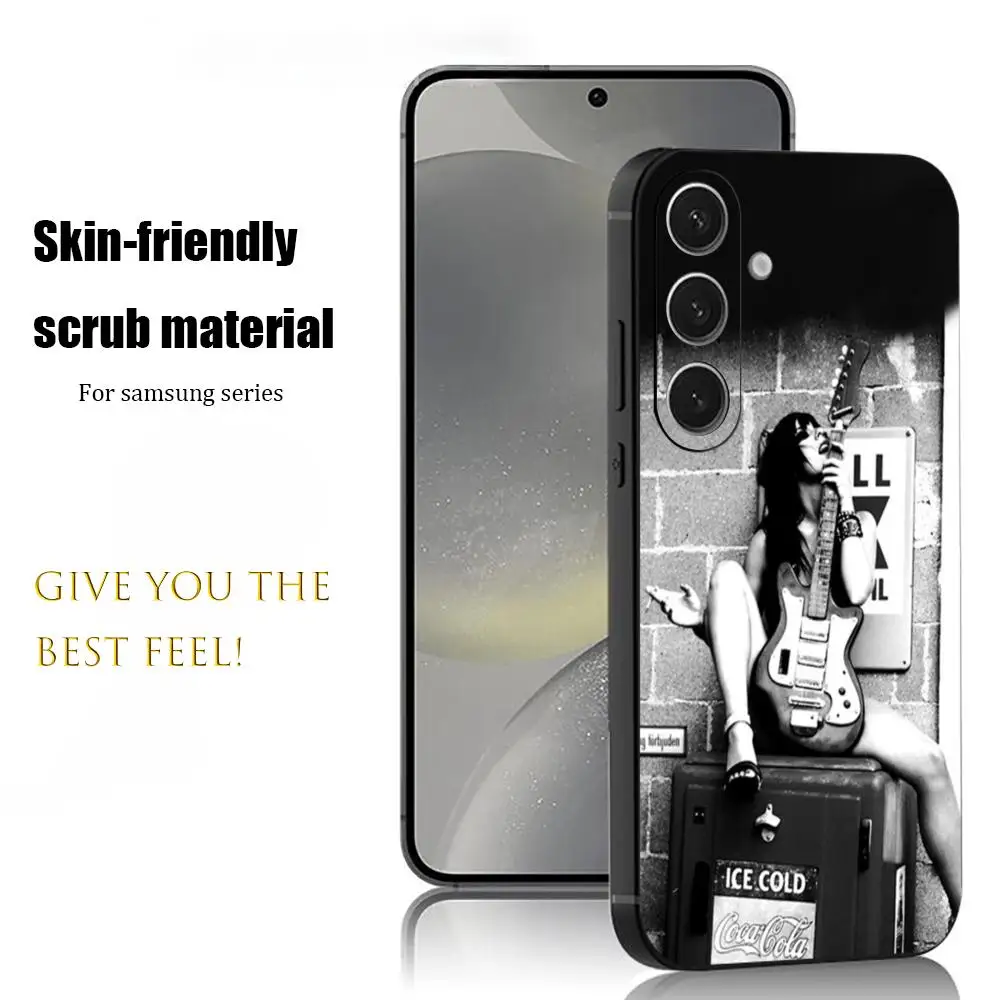 Cool Singer J-Joan J-ETT Hot Phone Case For Samsung Galaxy S26 S25 S24 S23 S22 S21 Plus Ultra Note20 Soft Black