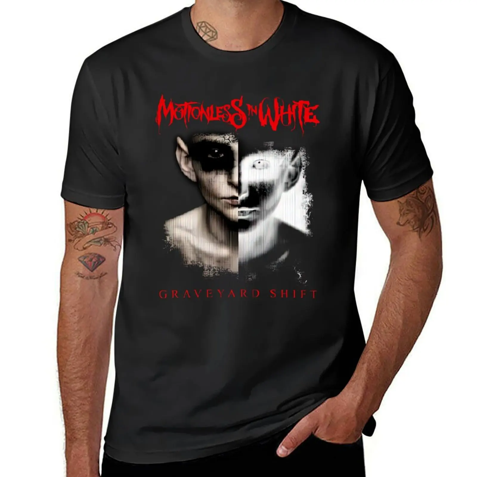 Motionless In White T-Shirt tops animal prinfor boys sweat t shirt men