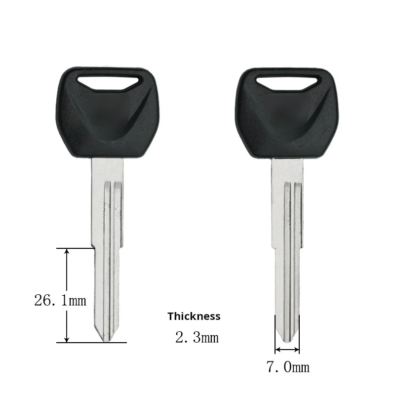 Kunci sepeda motor Honda, cocok untuk: Honda CBF300 VFR800 sayap perak 400/600 NT700V kunci sepeda motor kosong