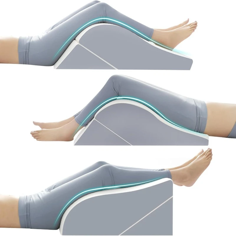 

Adjustable 3-in-1 Memory Foam Leg A21 is suitable for postoperative pain relief Curved two-piece leg pillow