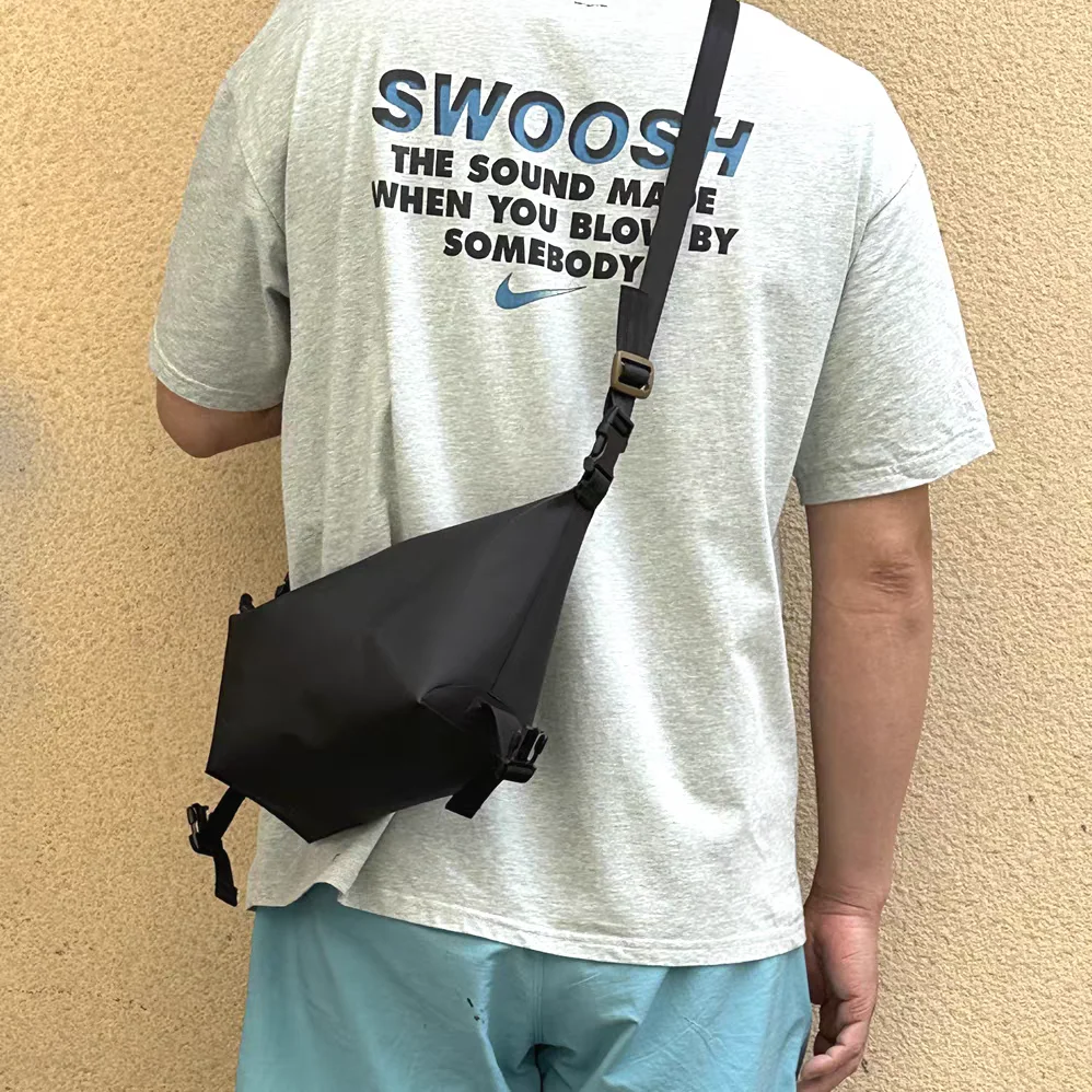 حقيبة Hyperlon Crossbody Sling - حقيبة حمل يدوية مقاومة للماء للتخييم والغوص والمشي لمسافات طويلة والرياضات المائية