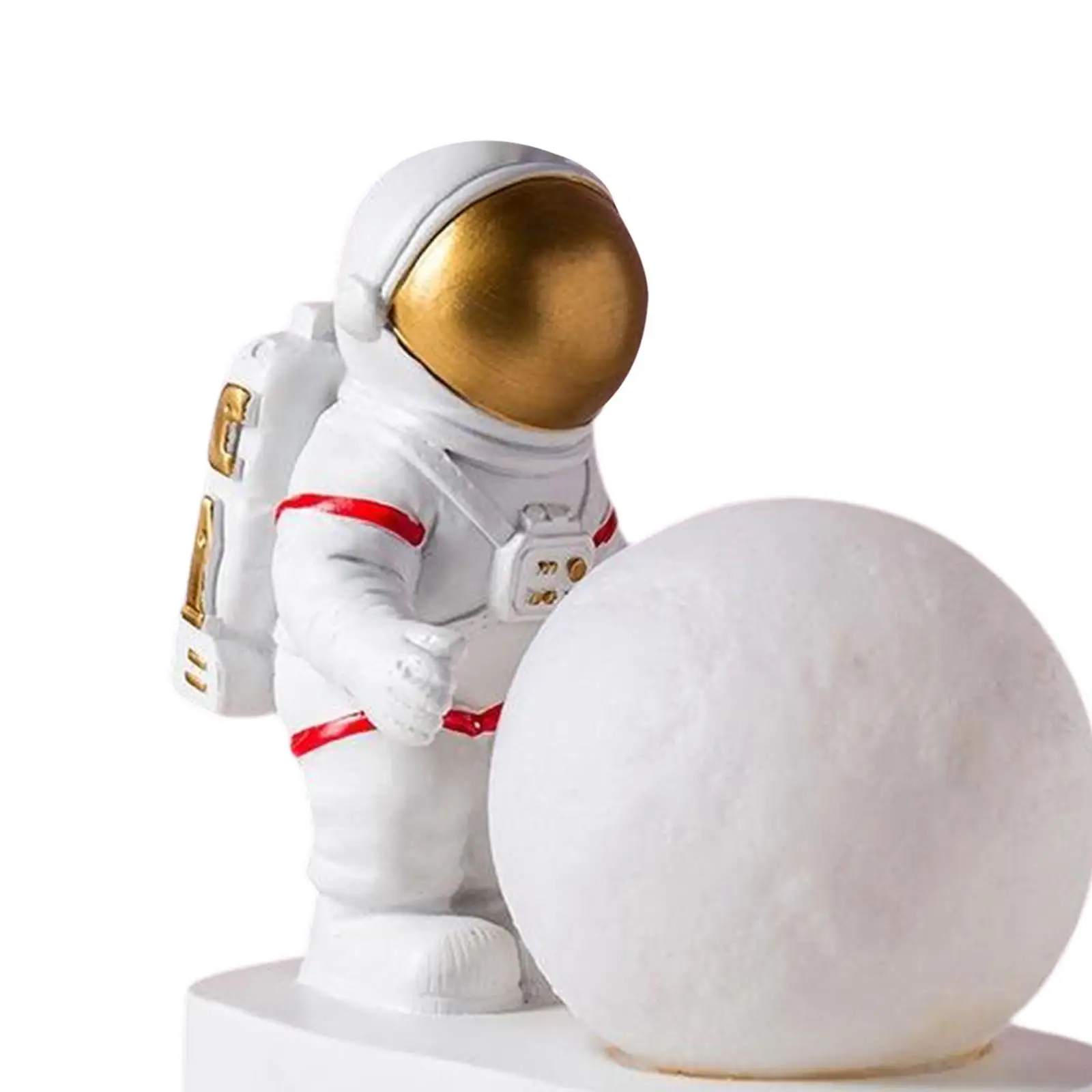 Night Light Resin Figurine Astronaut Statue Baby Nightlight for Children, Baby and Toddler, Gift for Birthday, Christmas
