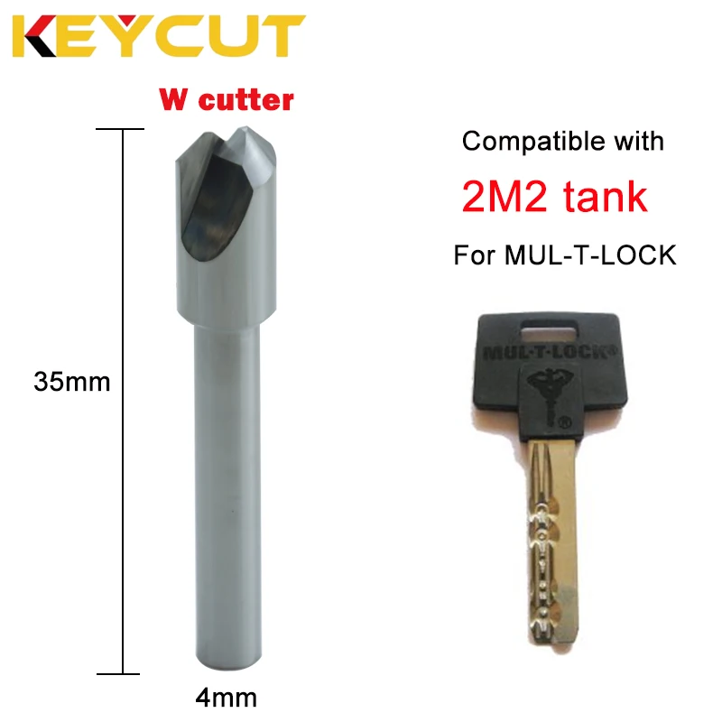 2M2 TANK Milling Cutter U Cutter W Cutter for 2M2 TANK Key Machine Cut Mul t lock Keys