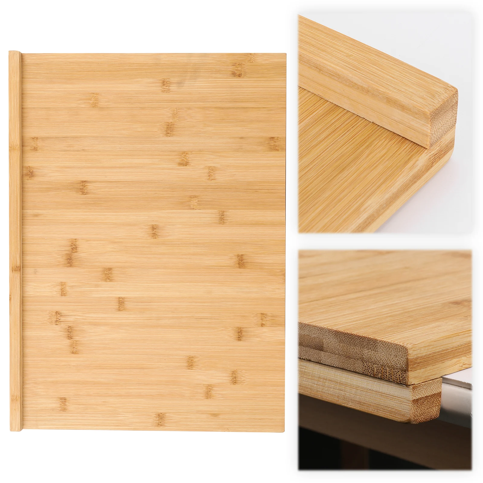 

Multi-Function Bamboo Pastry Cutting Board with Reverse Groove for Home Kitchen Cooking and Food Preparation