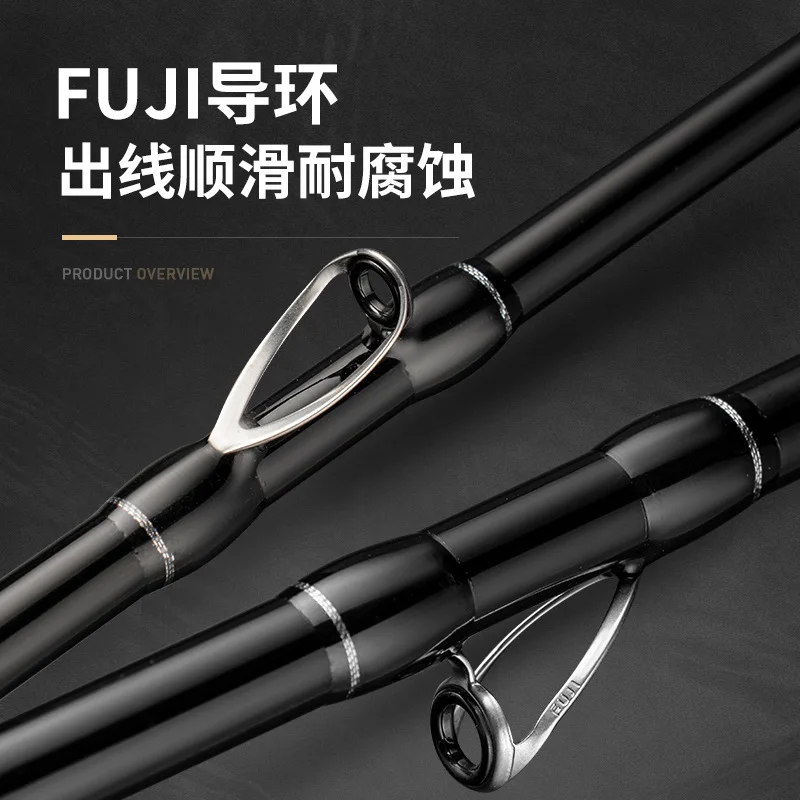 AX second generation sea raft rod fiberglass rod tip 1.7 meters 1.9 meters sea fishing fishing rod boat valve ste