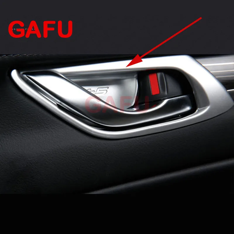 

For MAZDA CX-5 CX5 2017 2018 Car Door Handle Bowl Covers ABS Chrome Trim Chromium Styling Interior Decoration Accessories