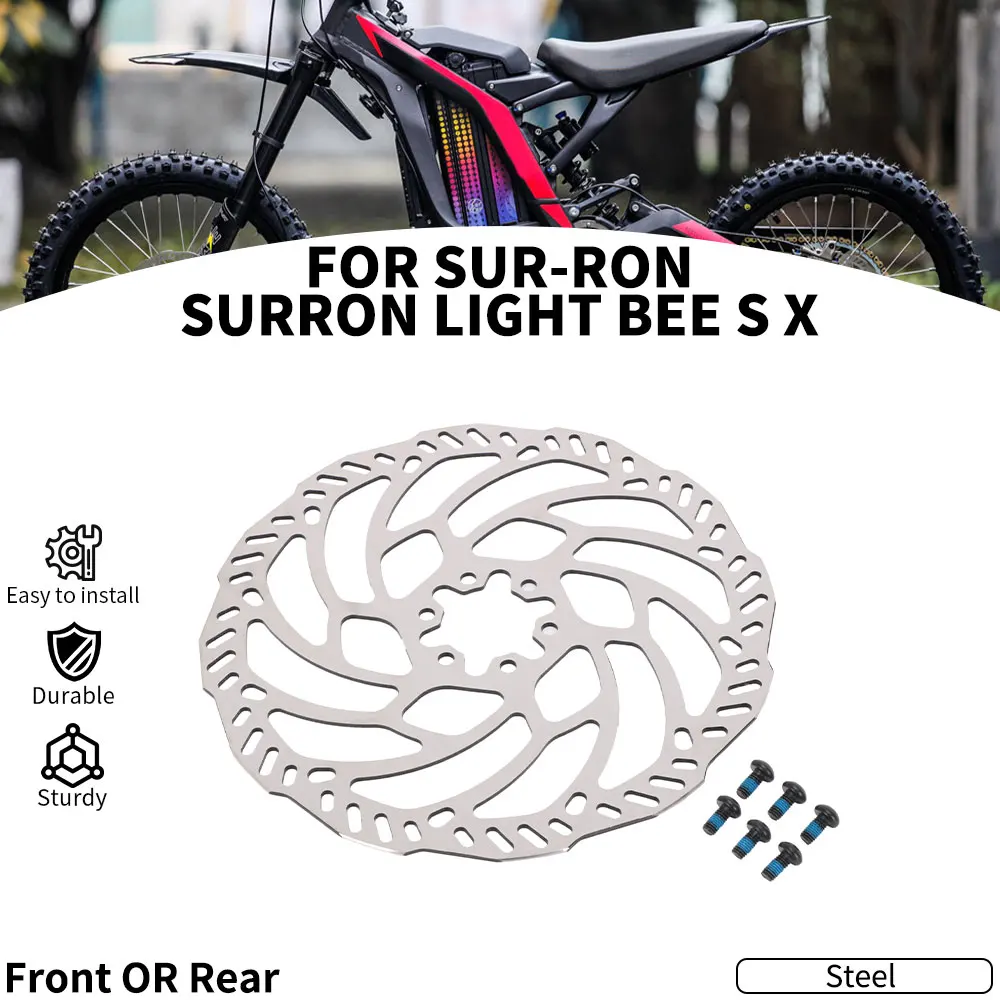 Motorrad Aluminium Vorne Hinten Bremsscheibe Rotoren motocross zubehör Für Surron sur-ron Elektrische Dirt bike teile