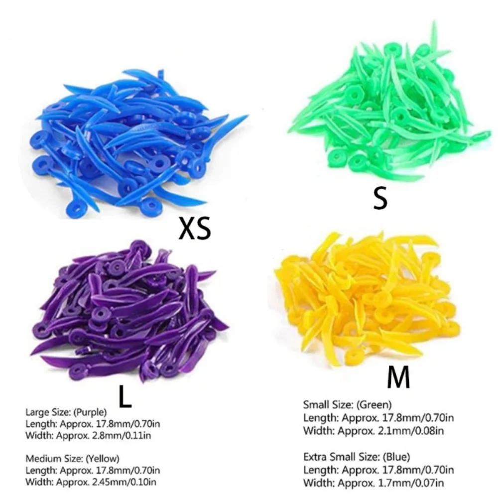 4 caixas dentárias descartáveis cunha dente lacuna não-tóxico grau médico consumíveis dentários