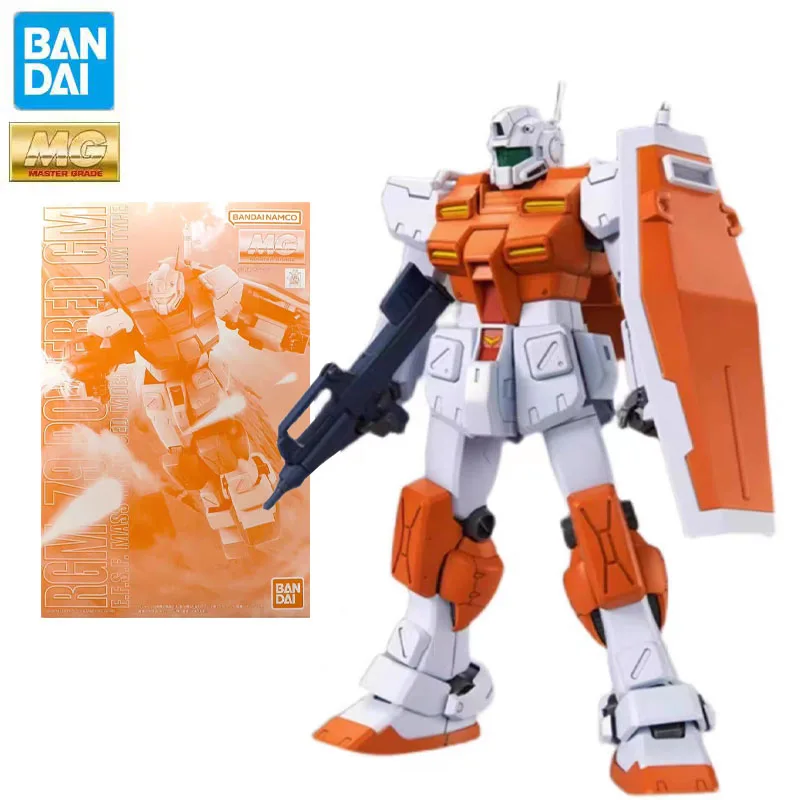 Bandai Genuine Gundam Model Garage Kit PB Limit MG Series 1/100 RGM-79 POWERD GM Anime Action Figure Toys for Boys Collectible