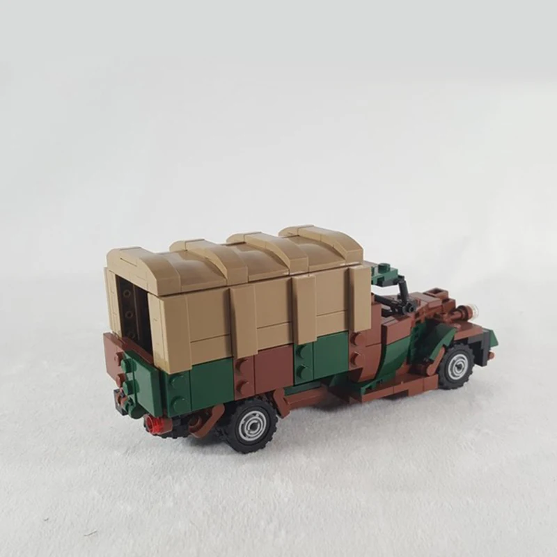 328-teiliges Panzerfahrzeug-Bausatz Citroën U23 MOC Anpassbares Modulares Baustein-Modell Lehrreiches DIY Urlaubsgeschenk