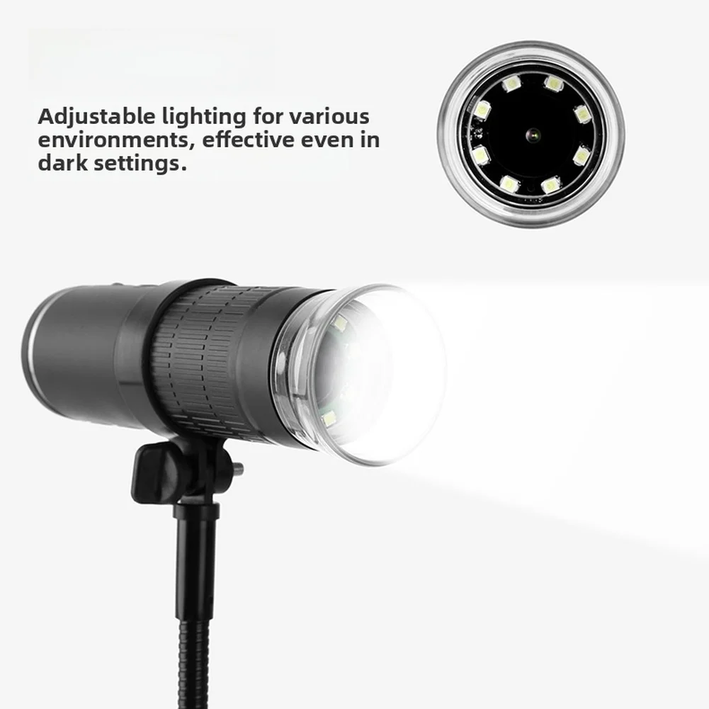 Microscópio digital portátil sem fio F210 WiFi 50X a 1000X Ampliação HD 1080P para smartphones e tablets